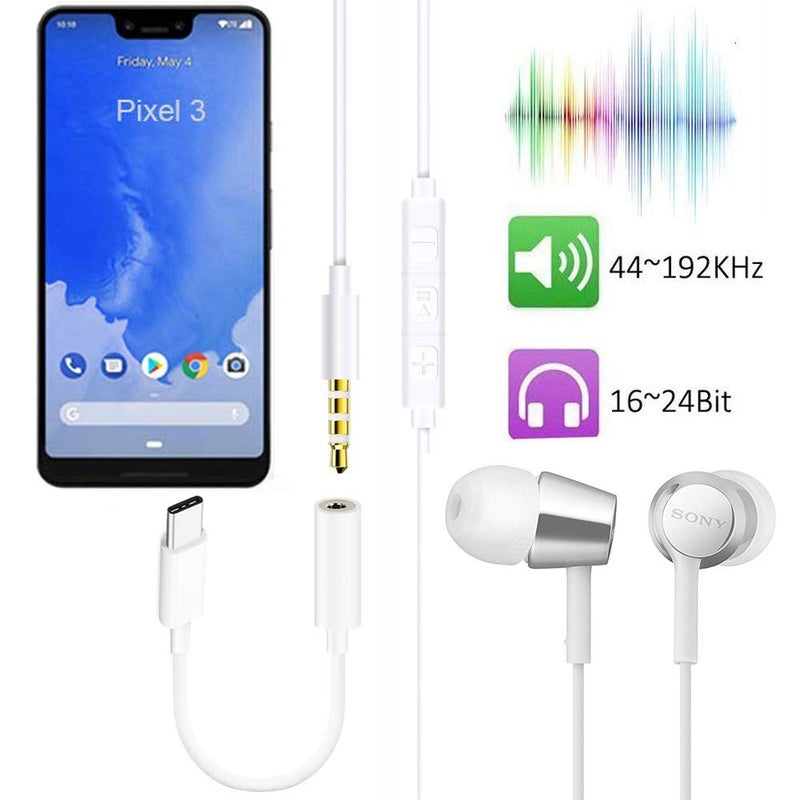 Wahbite Apple USB C to 3.5mm Headphone Jack for iPad Pro 2018/2019/ 2020 MacBook Pro, Type C to Aux Earphone Dongle Compatible with Pixel 4XL/3/3 XL/2/2 XL, Samsung Sony HTC Moto ect. - Image 4